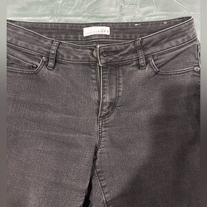 LOFT Women's Charcoal High Rise Jeans